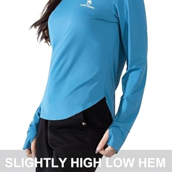 CAMEL CROWN Rash Guard for Women UPF 50+ UV Sun Protection Swim Tops Size XL - Picture 4 of 16